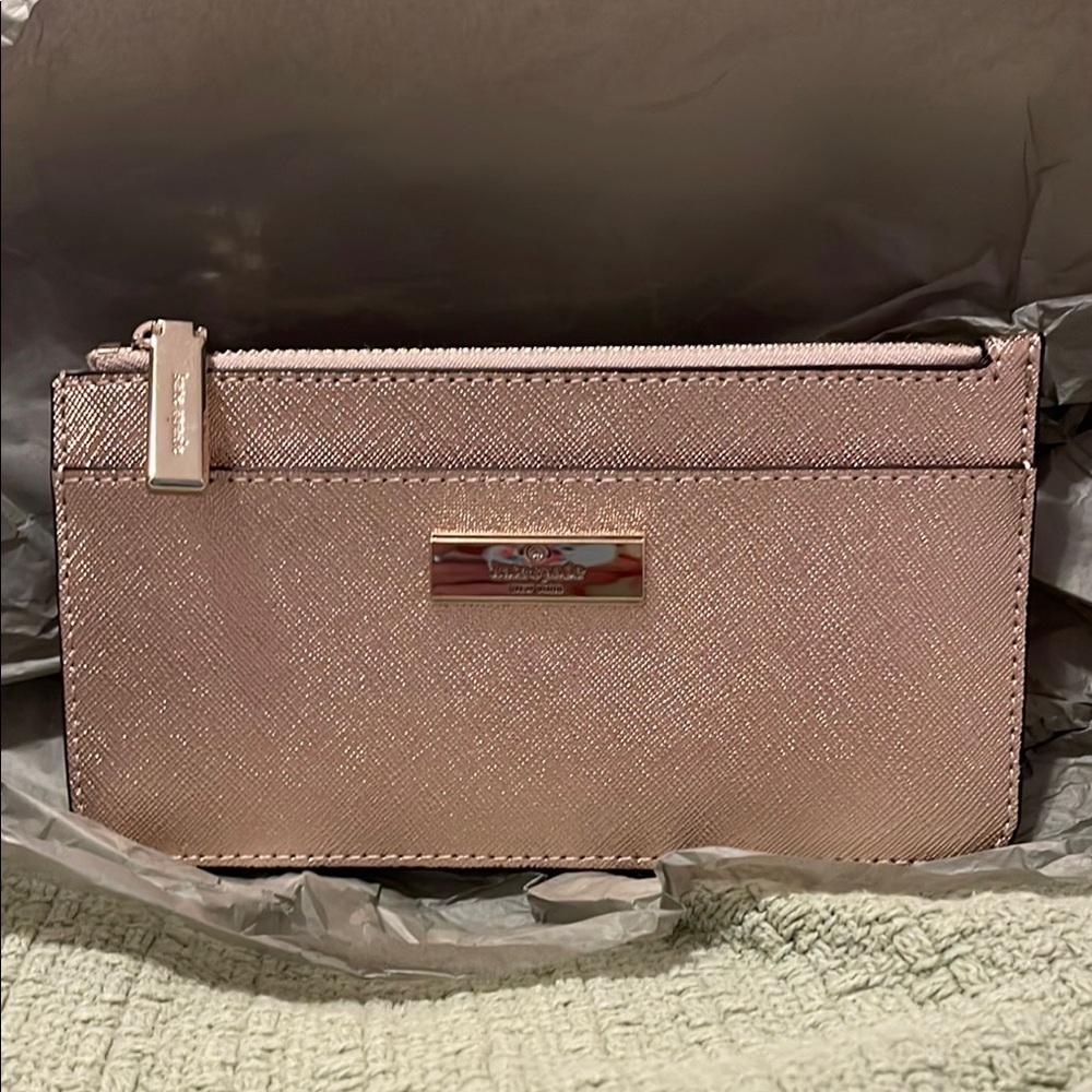 KATE SPADE Rose Gold Wallet NWT